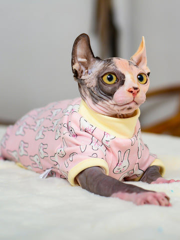 Cat Hair Loss Prevention Clothing - Cotton T-Shirt for Cats